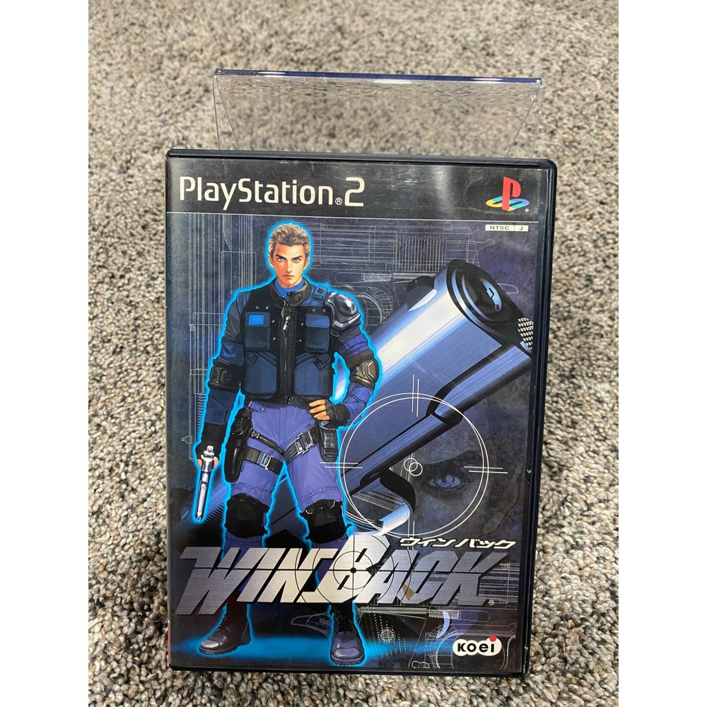 Video Game WinBack PlayStation 2 Koei Black NTSC-J Excellent